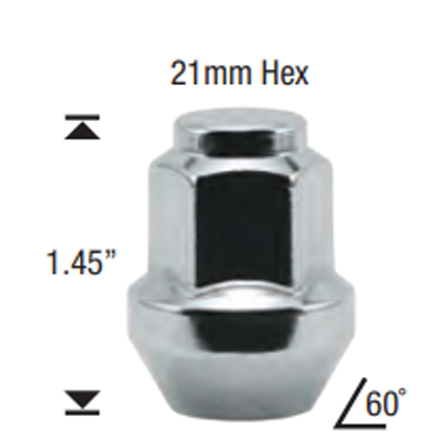 14MM X 1.50 Bulge Acorn Nut 30/Box For Dodge - Kits
